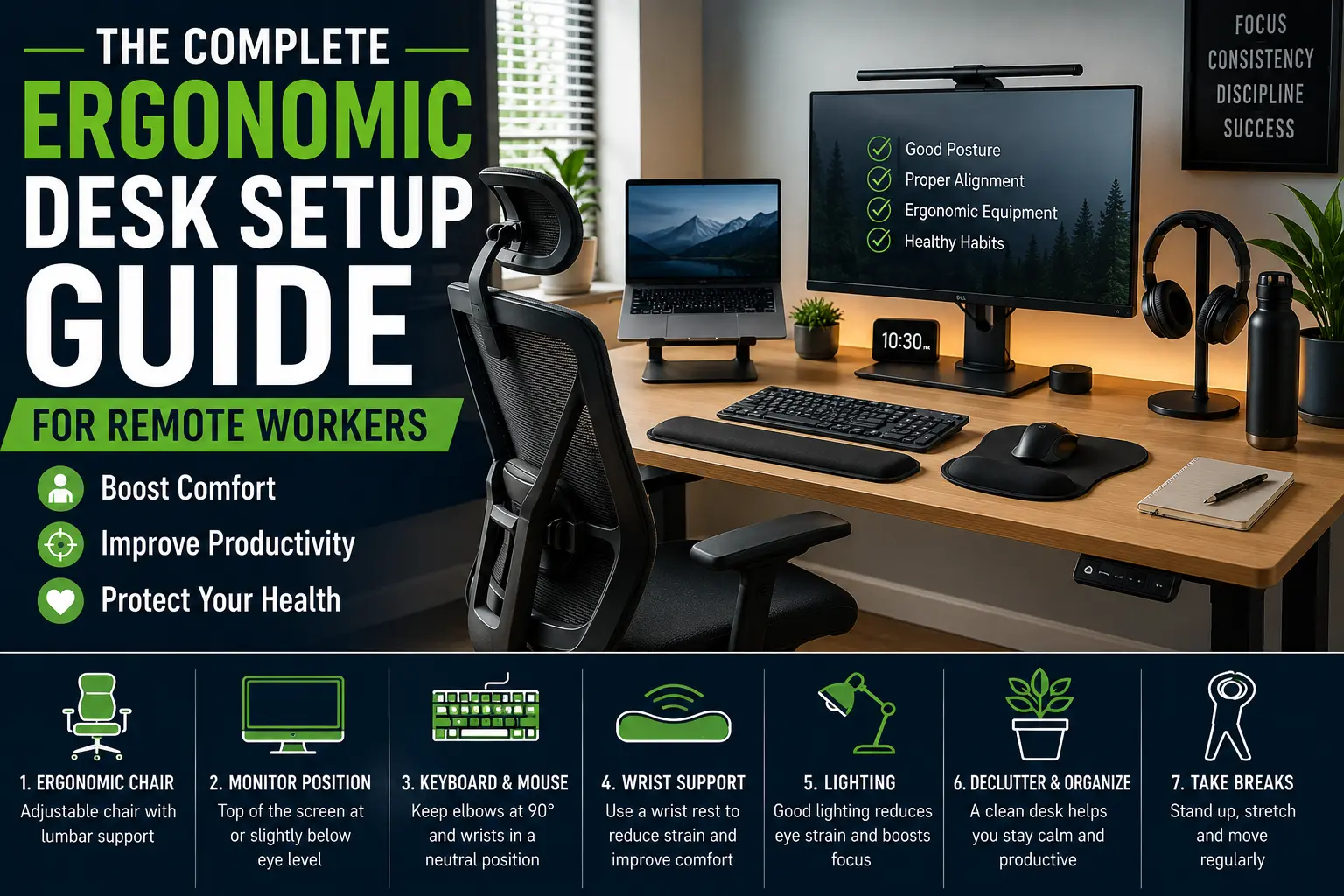 The Complete Ergonomic Desk Setup Guide for Remote Workers