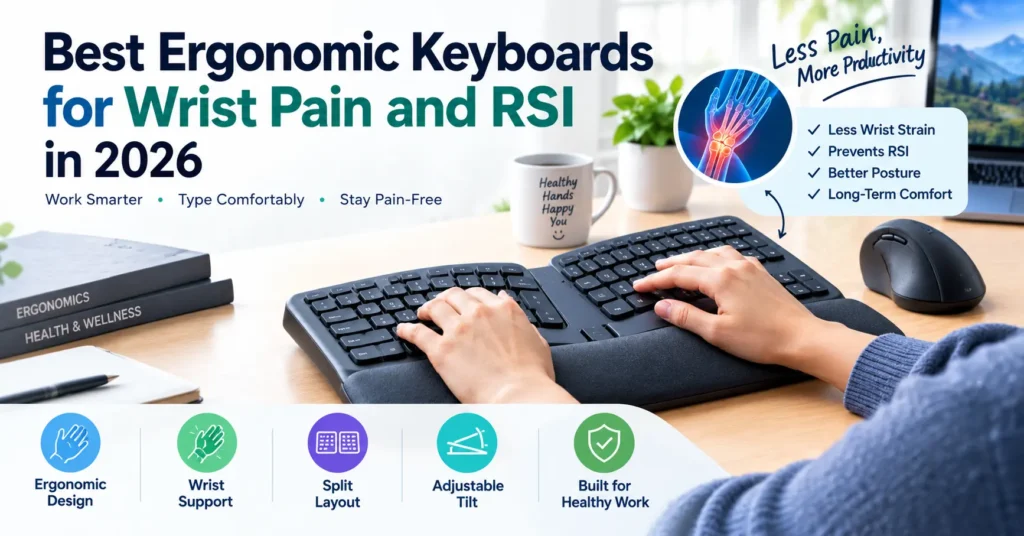 Best Ergonomic Keyboards for Wrist Pain and RSI in 2026
