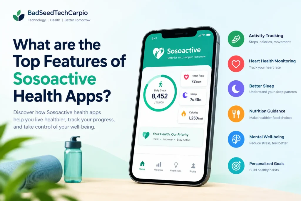 What Are the Top Features of Sosoactive Health Apps? A Complete Guide Top Features of Sosoactive Health Apps